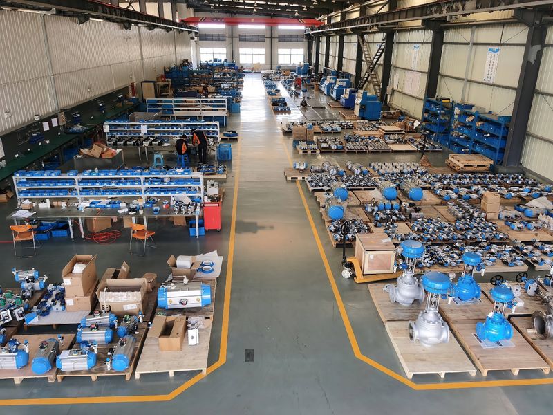 Shanghai Jianggong Valve Manufacturing Co., Ltd. productielijn van de fabrikant