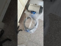 Stainless Steel Wafer type vlinderklep met PTFE-bekleding en pneumatische actuator