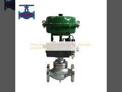 Pneumatic control valve, hot oil steam diaphragm proportional valve